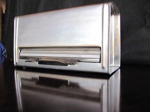 Vintage Stainless Steel HALCO Straw Dispenser