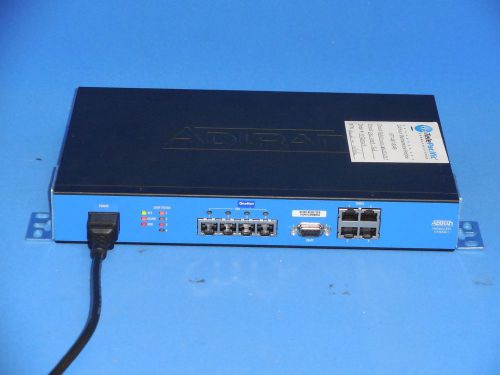 Adtran Netvanta 834 1172834G1 4-Port Ethernet Switch with Rack Ears and Cord