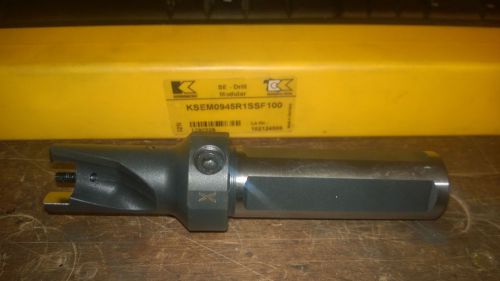 Kennametal ksem0945r1ssf100 1&#034; 1.000 modular drill 1xd coolant thru 0.965-1.024 for sale