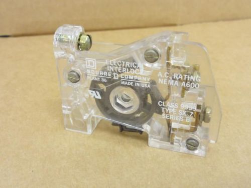 143934 Parts Only, Square D 9999-SX-7 Aux Contact, 1-NC, 10A, 600VAC, SERIES B