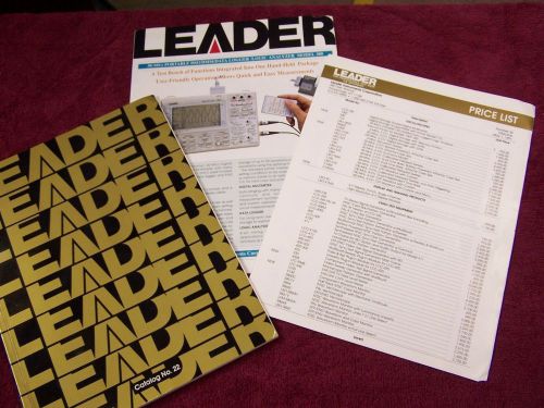 Leader, Leader Instruments, Leader Test Instruments, Leader Test Gear