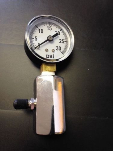 30 PSI Gas / Air Test Gauge Pressure 1/2&#034; FPT Body