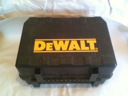 DeWalt DC390 Carry Case with Manual. &#034;NO TOOL JUST CASE&#034;