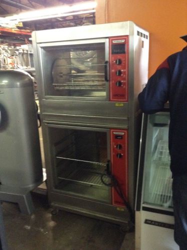 HOBART DOUBLE STACK ROTISSERIE OVEN/WARMER