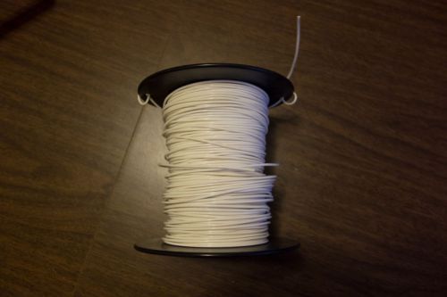 Spool of 16 AWG Alpha Hookup Wire, 19/29 silver coated 200C 1,000V