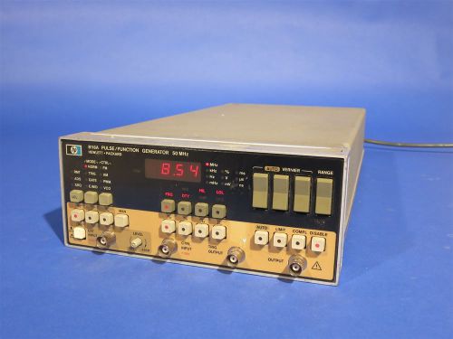 HP 8116A Pulse Generator / Function Generator 30 DAY WARRANTY Tested
