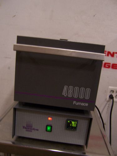 8672 thermolyne 48000 bench top furnace f48025-80 max temp: 1200*c / 2200*f for sale