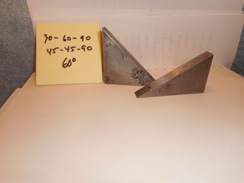 Machinists 2/22 usa super heavy nice triangle inspection set for sale