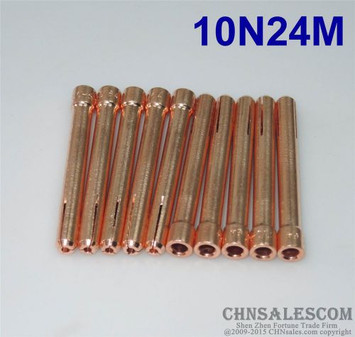 10 pcs 10N24M Collets for Tig Welding Torch WP-17 WP-18 WP-26 2.0mm 5/64&#034;