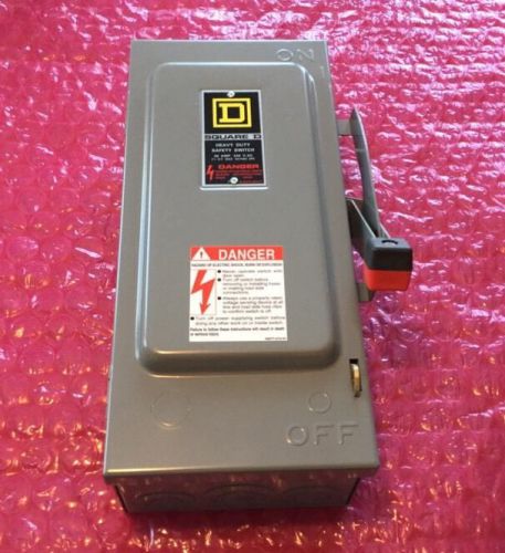 Square D 30A 240V Heavy Duty Safety Switch H221N