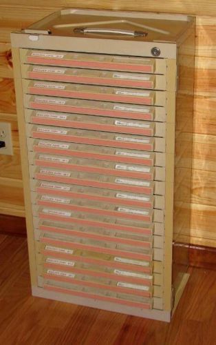 ARTROMICK INTERNATIONAL 18 drawer medical cabinet