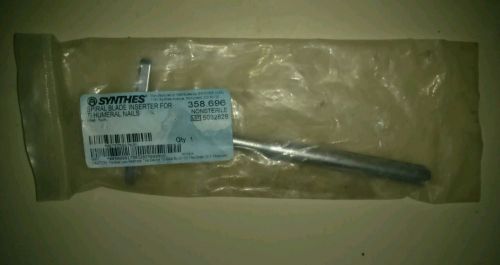 New Synthes Spiral Blade Inserted for TI Numeral Nails 358.696