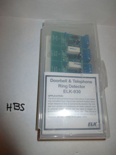 ELK Doorbell Telephone Ring Detector ELK-930 ELK 930