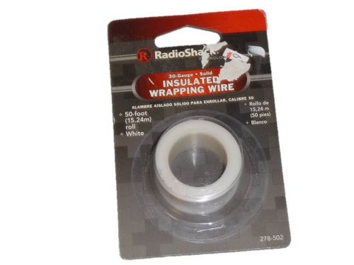50-Ft. White Insulated Wrapping Wire (30AWG) 2160551