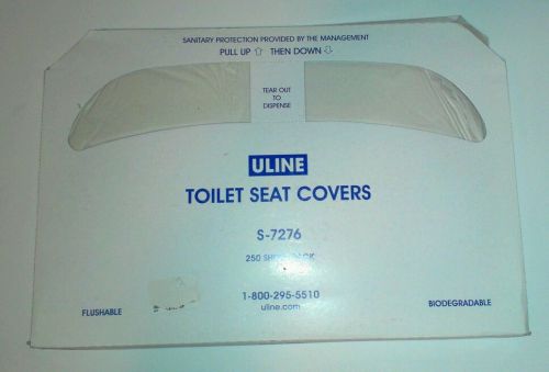 Uline Toilet Seat Covers 250 Sheets