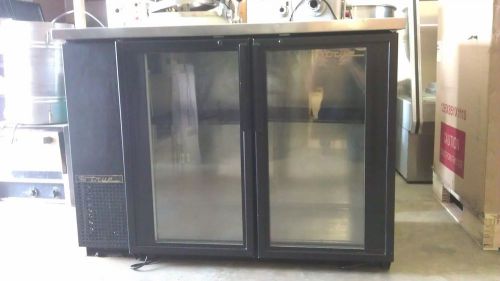 True 49&#034; glass swing door back bar cooler led tbb-24-48g-ld for sale