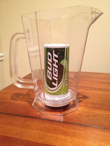 6 polar pitchers with budlight lime logo aluminum cylinder for sale