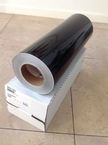 1 roll 24&#034; x50yd(150ft) gloss black sign cutting vinyl 502 comp-u-cut for sale