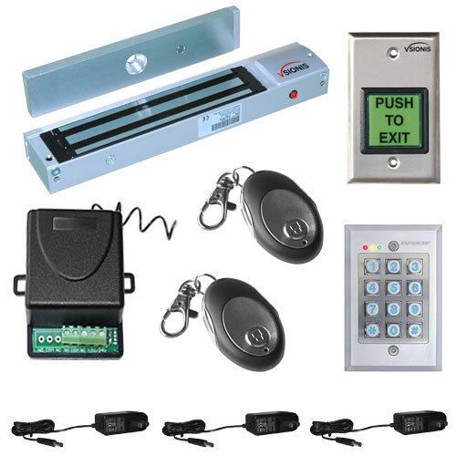 FPC-5146 1 Door Access Control Outswinging 600lb Electromagnetic lock Keypad Kit