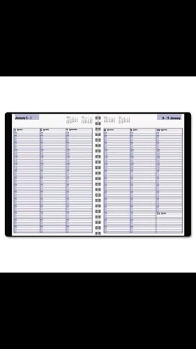 DAYMINDER G52000 2015 CALENDAR WEEKLY APPOINTMENT BOOK 8 x 11 BLACK COVER