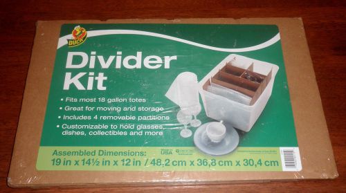 Duck Brand Cardboard Divider Kit ( Fits Most 18 Gallon Totes) 19&#034; X 14.5&#034; X 12&#034;