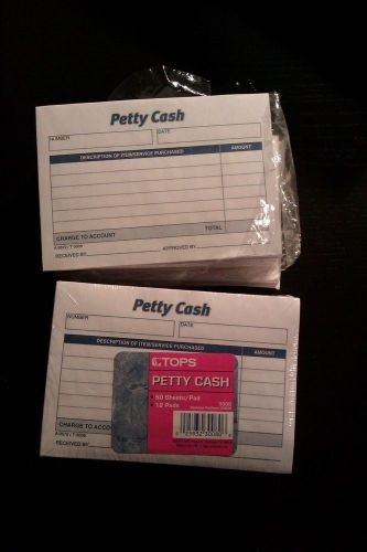 Tops Received Of Petty Cash Slips, 3 1/2 X 5, 50/Pad, 12/Pack