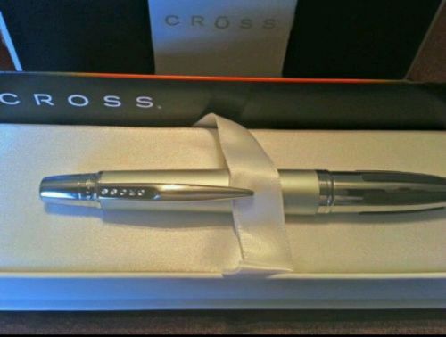 Cross Contour, Satin Chrome, Ballpoint Pen, in a Gift Box (AT0322-1)