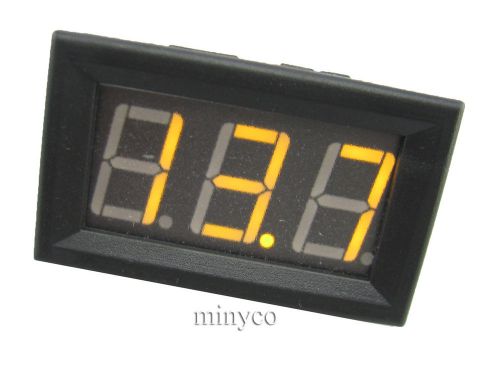 3 digit 0.56&#039; DC 7-100V 2-line yellow led  Electric car Digital voltmeter Header