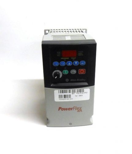 ALLEN BRADLEY POWERFLEX 40 27 A 20 HP AC DRIVE, 22B-D4P0N104, 480VAC, 3PH