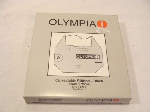 Lot of 2 Olympia 80219 Correctable Ribbon Black  Free US Shipping