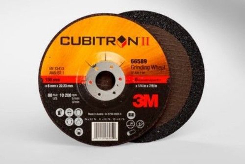 3m cubitron ii depressed center grinding wheels 6&#034; x 1/4&#034; x 7/8&#034; qty20  66589 for sale