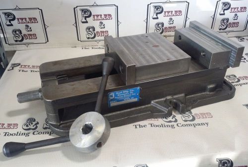 Kurt d675 6&#034; mill vmc milling machine vise w/ 7-1/2&#034; capacity &amp; speed handle for sale