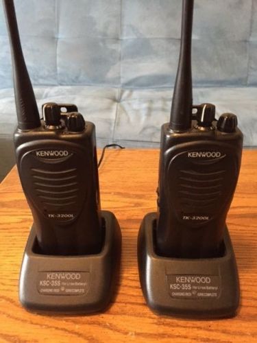 Kenwood tk-3200l uhf radios w/ chargers ***great shape...work great*** for sale