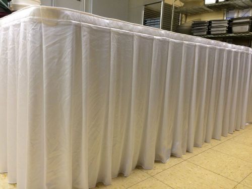 Snap Drape Linen Table Skirting -21 ft x 29&#034;