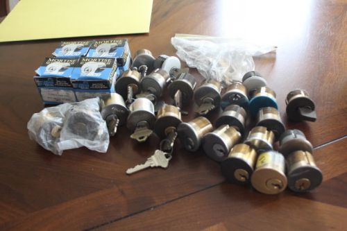 Mortise locks  1 1/4&#034;  new and used.  (locksmith) for sale