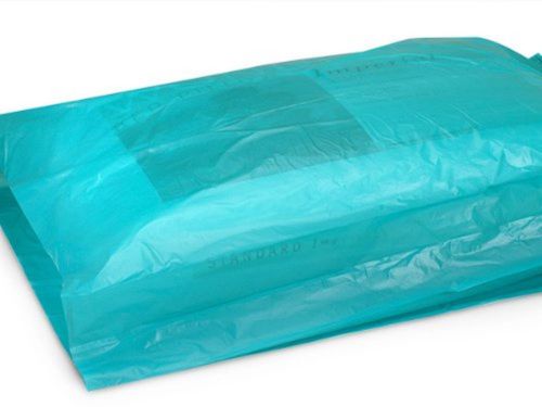 BEST VALUE  1000  TEAL PLASTIC SHOPPING BAGS  12X15 RETAIL PARTY