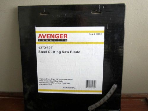 Avenger 12060 12&#034; x 60T Steel Cutting Saw Blade New in Package