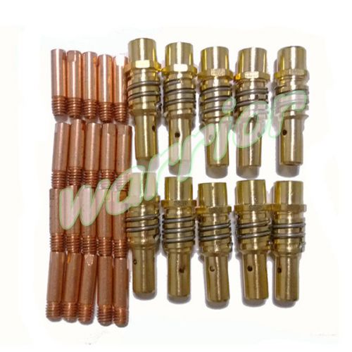 40pcs Copper MB 15AK Contact Tips and Holders Consumables for Mig Welding Torch