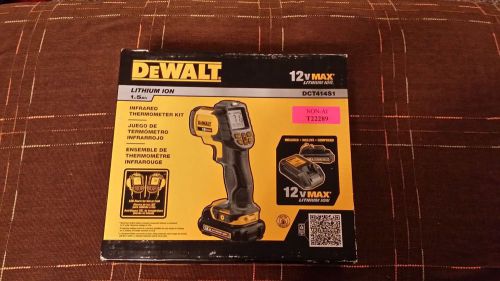 Dewalt dct414s1 12-volt max infrared thermometer kit for sale