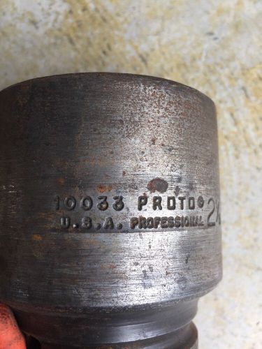 Proto 10033 1 in drive 6 point impact hex head socket 2-1/16 in b484515 for sale