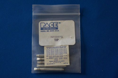 PACE - 1121-0337-P5 - SOLDERING TIP, CHISEL, 1/8&#034; Package of 5 unused old stock