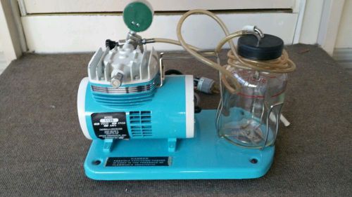 Shuco/milex 1130 dental medical aspirator vacuum suction pump w/ case for sale