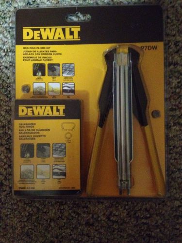 DeWalt P7DW Hog Ring Pliers Kit New