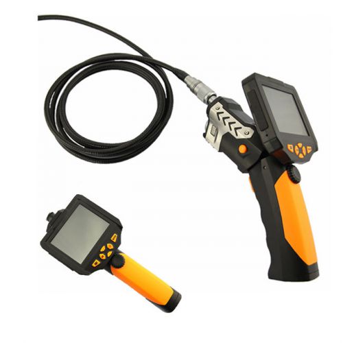 3.5&#034; LCD 8.2mm Inspection Video Scope Rotate Camera Endoscope Borescope Zoom 1M