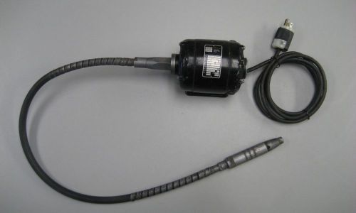 Flexible 40&#034; shaft grinder w/ bodine 1/4 hp fractional horsepower motor for sale
