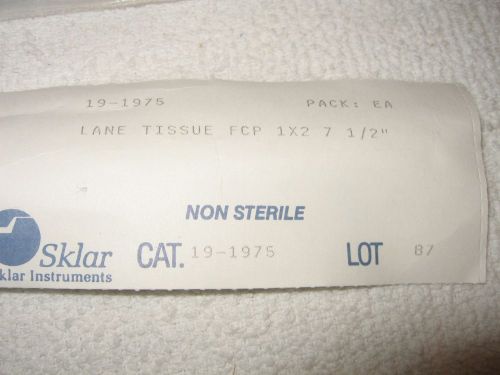 Sklar Instruments # 19-1975 - Lane Tissue Forceps 1x2 Teeth 7 1/2&#034;