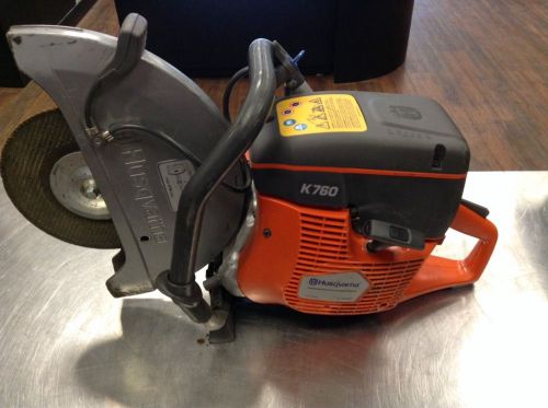 Husqvarna K760 14&#034; Cut-Off Concrete Saw with Water Connection.