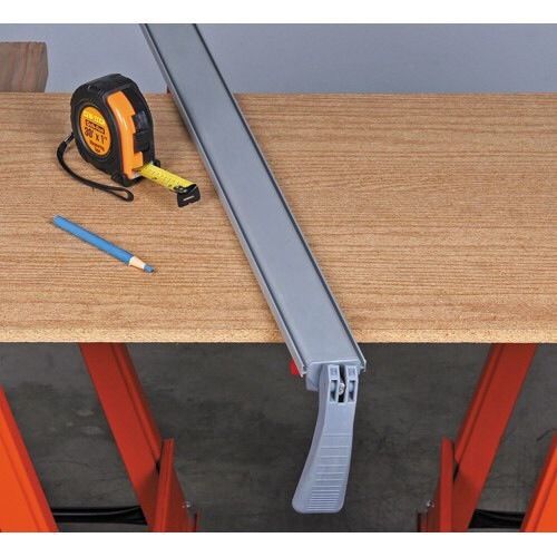 50&#034; clamp &amp; cut edge saw guide woodworking diy application swivel pad 66581 for sale