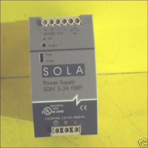 Sola power supply sdn 5-24-100p hevi-duty for sale