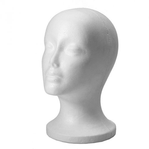 1Pc Mannequin Manikin Head Model Wig hair Glasses Hat Display Styrofoam Foam